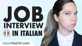 Job Interview Questions & Answers in Italian