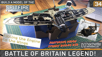 Build a model Spitfire Mk1A - Issue 34. A 1/18 Scale model aircraft build by Hachette PartWorks Ltd.