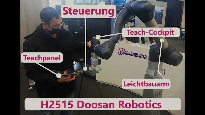 Cobot h2515 doosan robotics | Traglast 25kg | 1,5m Reichweite | Hohe Sicherheit | palettieren & mehr