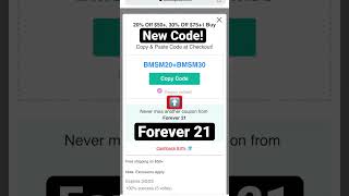 Forever 21 Discount Code | Don’t miss out on these #deals #forever21 #shoponline screenshot 2