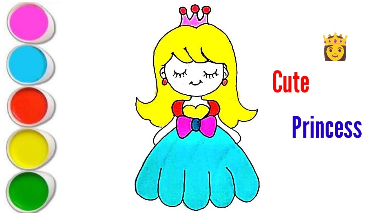 how-to-draw-and-colour-cut-baby-princess-cute-baby-princess-simple