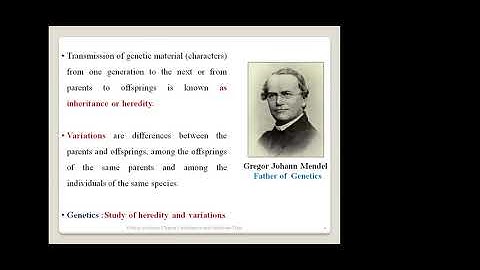 HSC- BIOLOGY-  Inheritance and Variation Lecture  -01