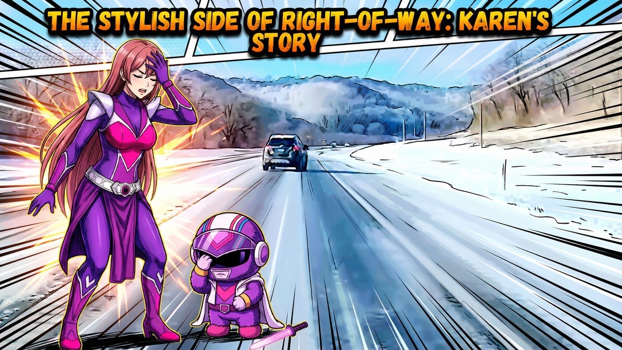 The Great Right-of-Way Debate: How Karen Got Blocked in Style! |Vtuber Reaction|