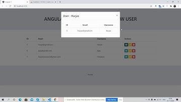 Angular 11 Crud Tutorial - View User