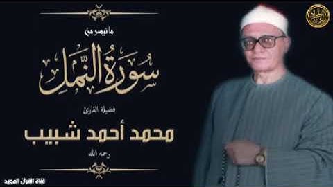 الشيخ محمد أحمد شبيب وما تيسر من سورة النمل تلاوة إبداعيه لا توصف