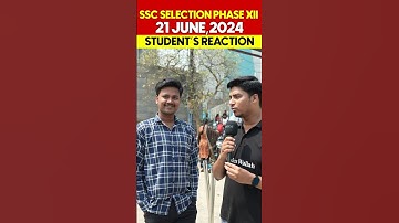 SSC Selection Post Exam Analysis 2024 🎯 #Shorst #SSCSelectionPost12 #SSCWallah #PW