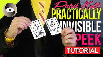 How to do a incredible peek that uses no gimmicks! | Saturday Sorcery Patrik Kuffs tutorial