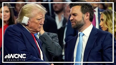 Trump makes surprising appearance at RNC, names JD Vance as VP