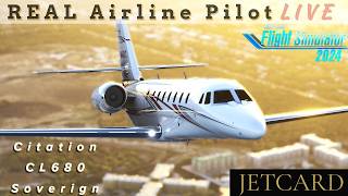 Famous The Jet that *Almost* Changed my Life | Skyward Simulations C680 Sovereign | #msfs2024  #citation Profile