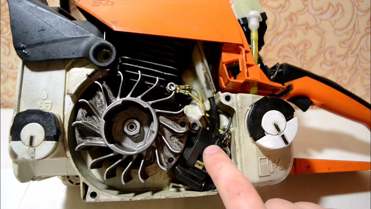 зажигание бензопилы штиль 180. зазор зажигания штиль 250. штиль 180 зазор между катушкой и маховиком. как выставить зажигание на бензопиле. регулировка зажигания пила партнер 350.