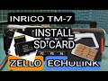 INRICO TM-7 INSTALL, SD CARD (increase storage) Add Sim Card Mobile Data
