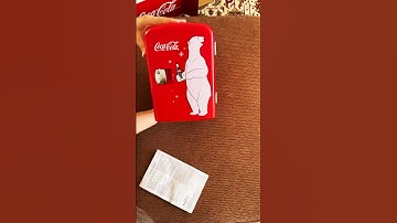 Unboxing my Mini Coca-Cola Fridge