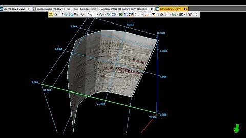Learn how to make Arbitrary line (polyline) in Petrel, Petrel Tutorial 2