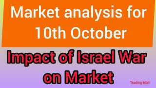 Market Ysis For 10Th October Israel War Impact On War