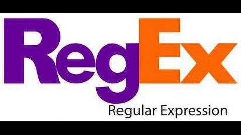 1- Introduction to Regular Expression - Arabic