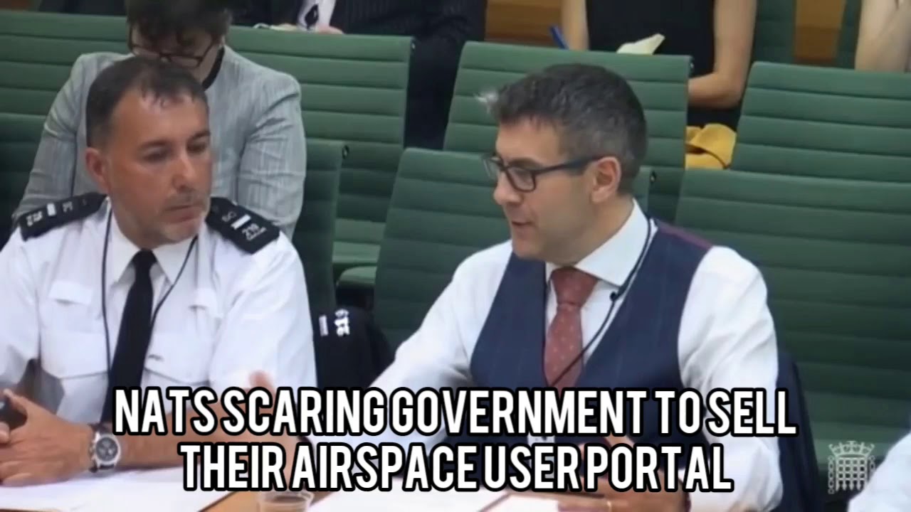 NATS' ANDY SAGE SCARING GOVERNMENT ABOUT DRONE PILOTS TO SELL THEIR AIRSPACE USER PORTAL