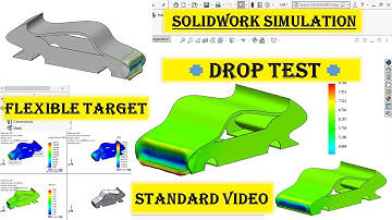Solidworks simulation | How to make drop test in Solidworks | FLEXIBLE TARGET