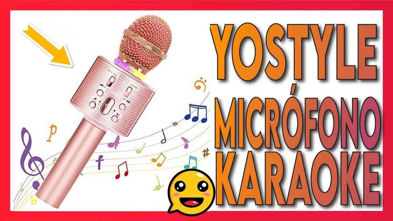 Micrófono de Karaoke con Cambio de Voz para niños, micrófono