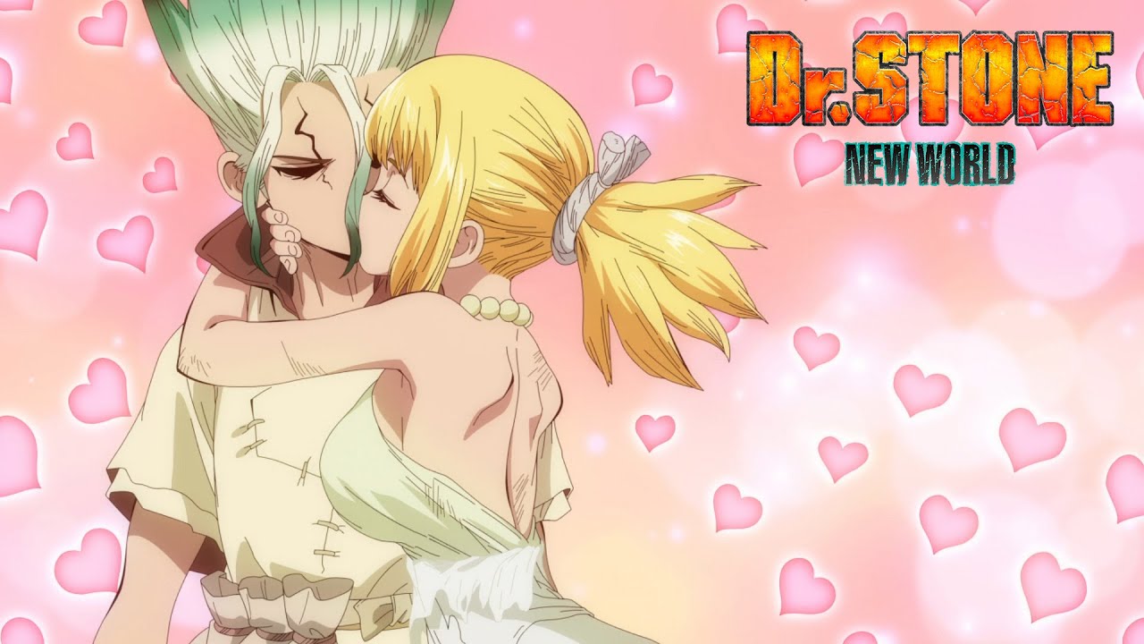 Senku and Kohaku Smooch  Dr. STONE NEW WORLD 