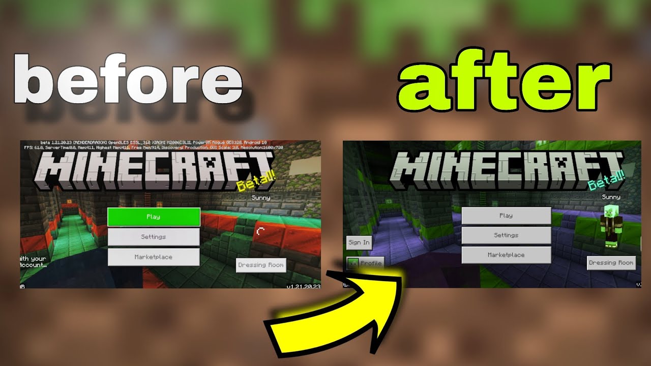 beta text remover mcpe 1.21 verson - YouTube