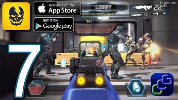 SHADOWGUN Legends Android iOS Walkthrough - Part 7 - Kill Zone, Top Secret, Finding Dushan