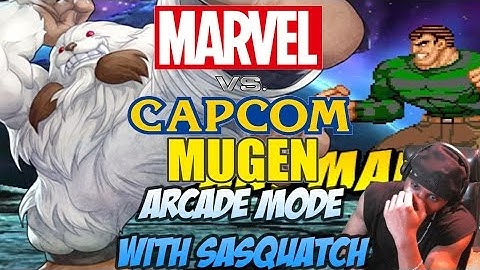 Marvel vs. Capcom M.U.G.E.N Arcade Mode w/ Sasquatch