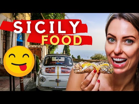 BEST FOOD IN SICILY, ITALY! What to Eat in Sicily? Catania, Taormina - Traditional Sicilian Food