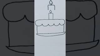 How To Draw A Yummy Cake For Kids