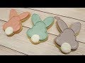 Bunny Behind Easter Sugar Cookies on Kookievision by Sweethart Baking Experiment