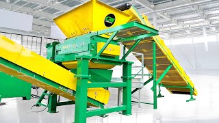 CM H-150 Hybrid Shredder System - High-Capacity Tire Shredding System