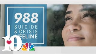 Starting Saturday, National Suicide Prevention Lifeline will be available through 988