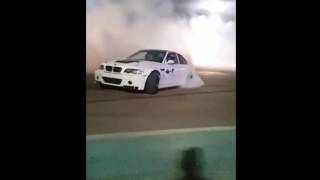 bmw m3 e46 S85 M5 V10 swap sound like f1 car, drifting in  abu dhabi