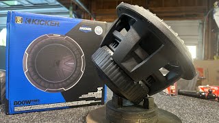 Unboxing @KICKERAudio CompQ 10” Subwoofer…MBE Approved SQL!!!
