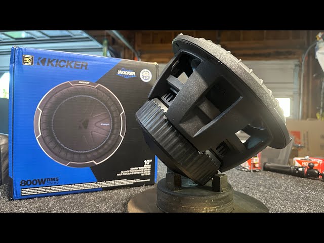 Unboxing ​⁠‪@KICKERAudio‬ CompQ 10” Subwoofer…MBE Approved SQL