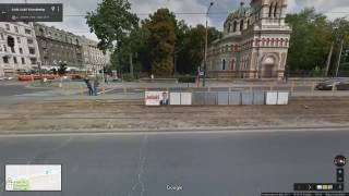 Spacer Wokół Starej Łodzi Fabrycznej Z Google Street View