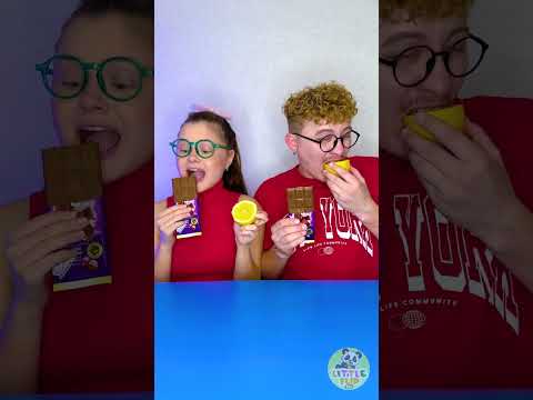 Lemon vs Chocolate! 🍋 Try Not to Laugh #fun