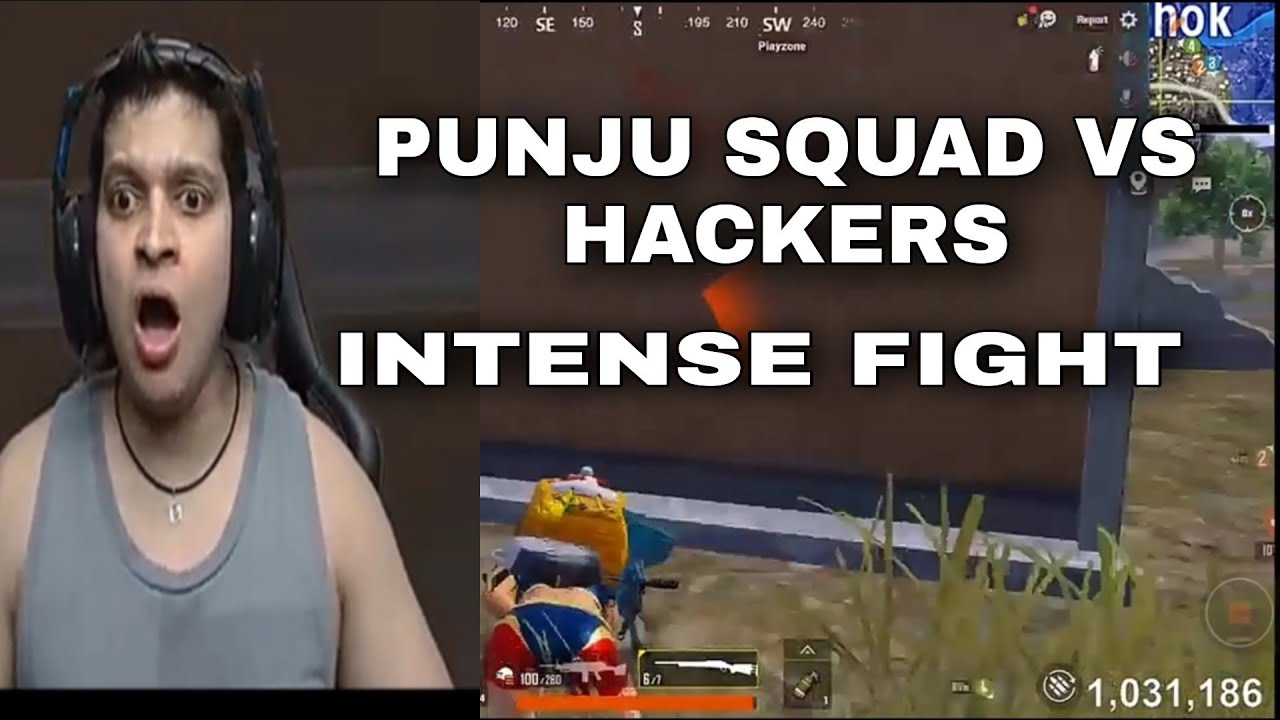 #punju squad vs #hackers | intense fight | #unq gamer - YouTube