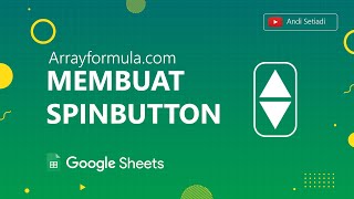 Google Apps Script Create A Spin Button In Google Sheets Like In Excel