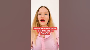 Elon Musk released Grok 4! Is it the end of OpenAI? #grok #grok4 #elon #elonmusk #ai #musk #openai
