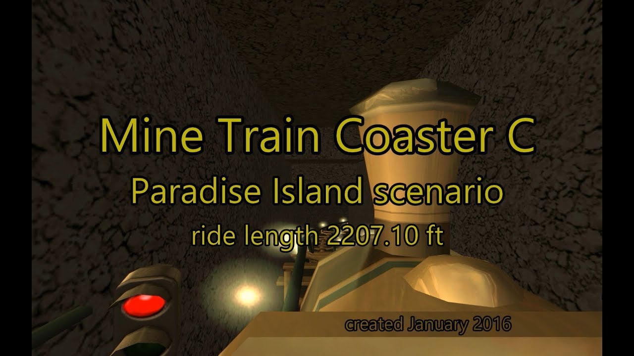 Mine Rct3 RCT3 Mine Train Coaster C - Paradise Island - YouTube