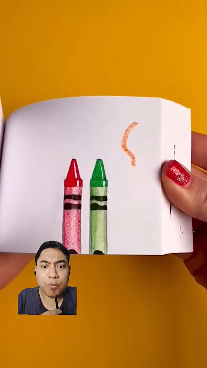 GAMBAR BERGERAK BUKU #art #crayola #drawing #crayon #satisfying #crayolacrayons #artist #flipbook
