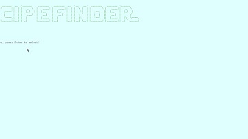 Recipe Finder CLI App Demo Video