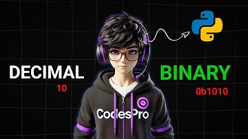 Decimal To Binary in python | Decimal to Binary Number Conversion