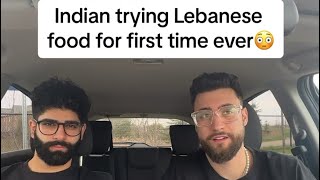 Indian Trying Lebanese Food For First Time Ever