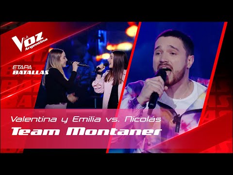 Valentina y Emilia Crocitta vs. Nicolás Pagnucco - "Índigo" - Batallas - La Voz Argentina 2022