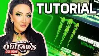 Monster Energy 💚 Car Design Tutorial | World of Outlaws Dirt Racing Game screenshot 5