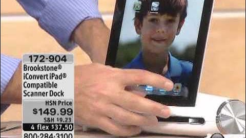 Brookstone iConvert iPad/iPad 2-Compatible Scanner Dock