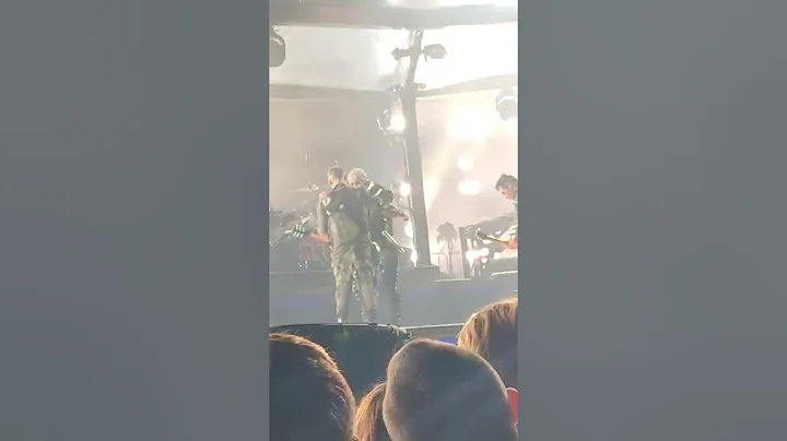 Paul Landers cries because his pyrotechnic arm isn...