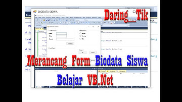 Belajar VISUAL BASIC #3 : Berbagai Komponen dan Tools didalam VB.Net