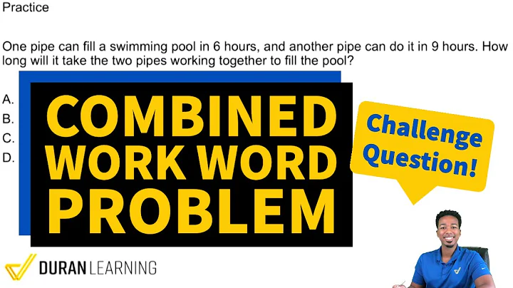 ASVAB Arithmetic Reasoning - Combined Work Word Problems (Walkthrough Solution)